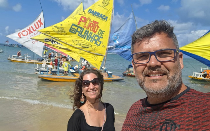 Leandro e Agnes vivem experiência inesquecível em Porto de Galinhas